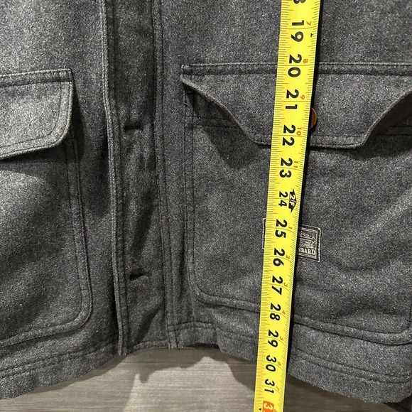 Vans Skate Off The Wall Chore Coat Jacket Men’s XL Wool Blend Grey Zip Button - Picture 12 of 12